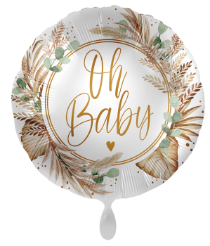 Folienballon - Boho Style, Oh Baby! - ø 43cm
